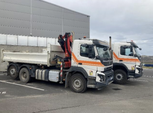 Camion 6x2 grues : nombre 2